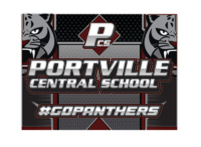 Portville Central School Yard Sign