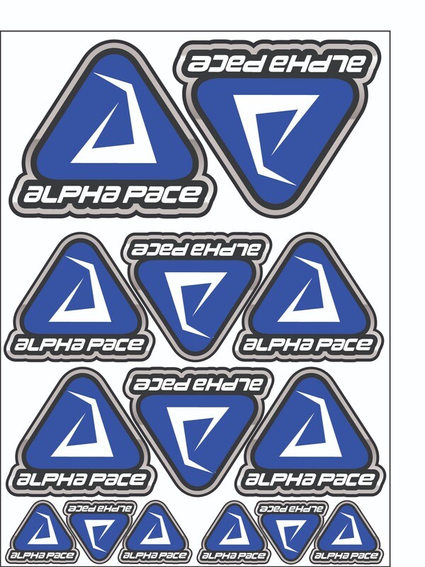 Alpha Pace Sticker Pack