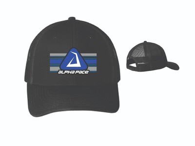 Alpha Pace Trucker Hat | C112 Black/ Black
