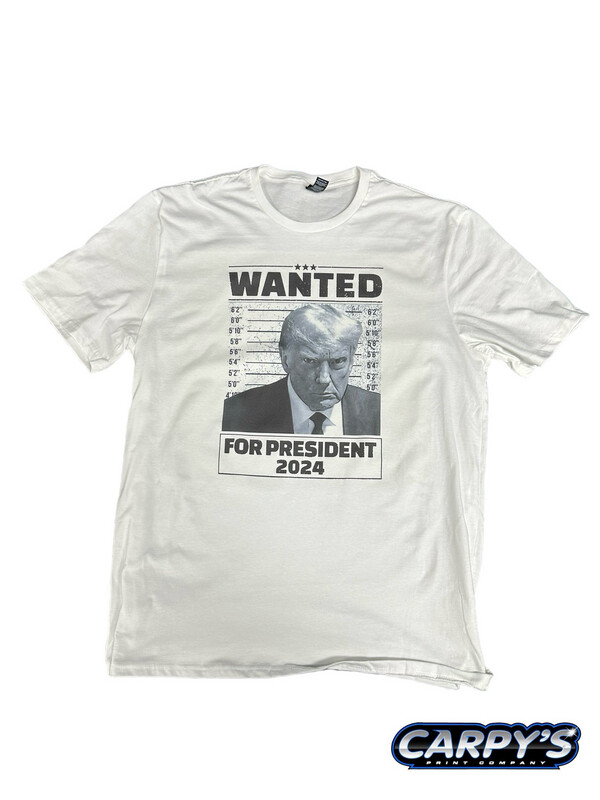 Trump For President 2024 Mugshot | DT104 White