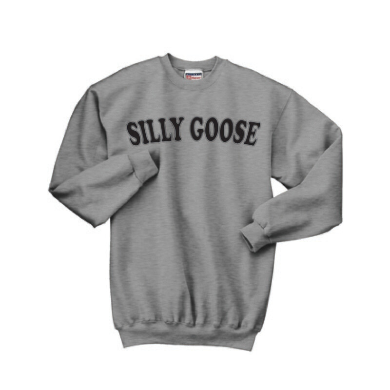 Silly Goose Crewneck Sweatshirt | F260 Light Steel