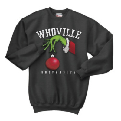 Whoville University Crewneck Sweatshirt | F260 Charcoal Heather