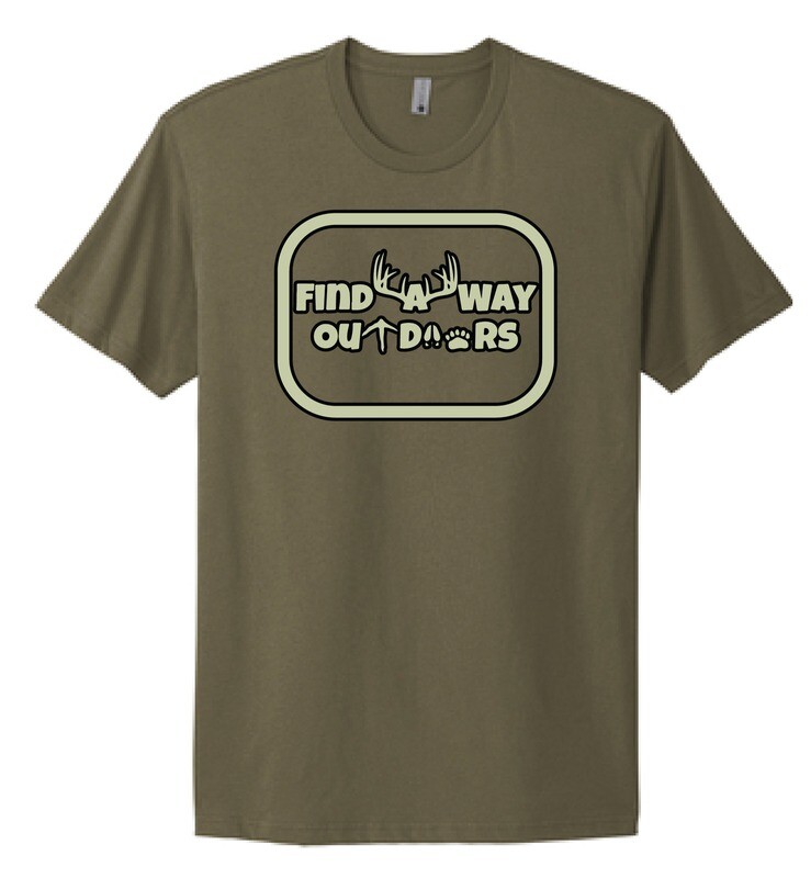 Find A Way Outdoors Tshirt | NL3600 Military Green