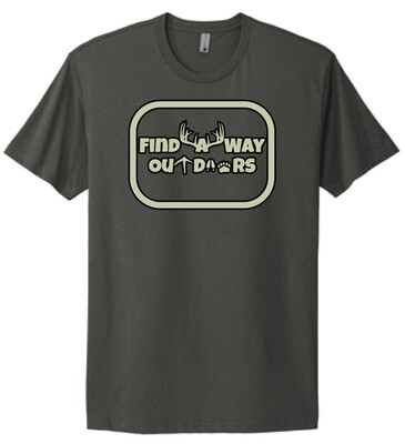 Find A Way Outdoors Tshirt | NL3600 Heavy Metal