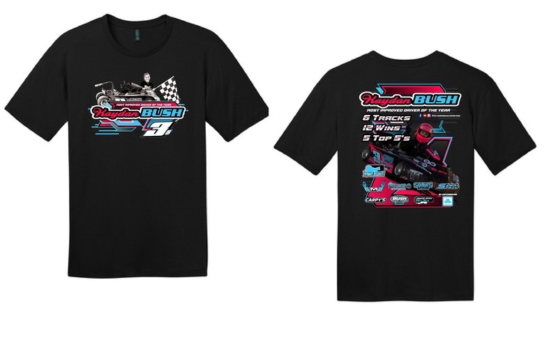 Kaydan Bush Racing TShirt | DT104 Black