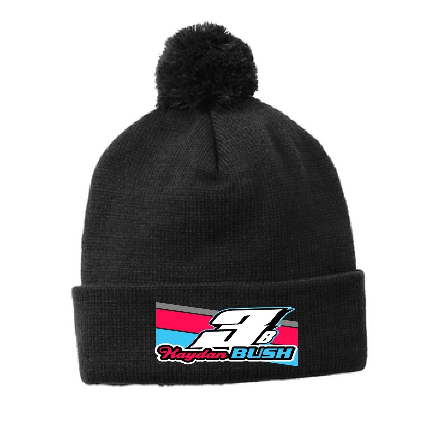Kaydan Bush Racing Pom Beanie | STC37 Black