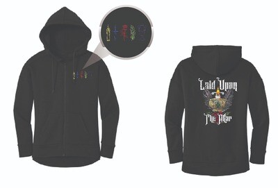 Laid Upon the Altar Icon Ladies Full Zip | DT1104 Black