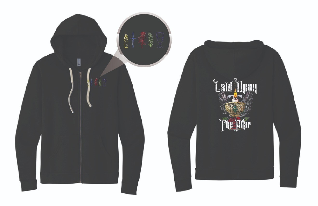 Laid Upon the Altar Icon Full Zip | NL9602 Black