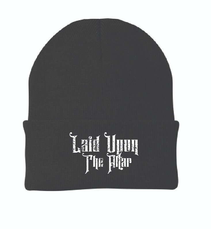 Laid Upon the Altar Band Name Beanie | CP90 Black