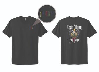 Laid Upon the Altar Icon Tshirt NL3600 Black