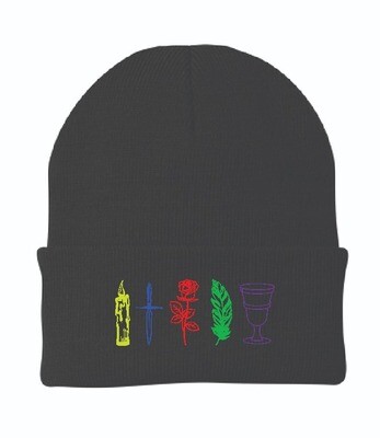 Laid Upon the Altar Icon Beanie | CP90 Black