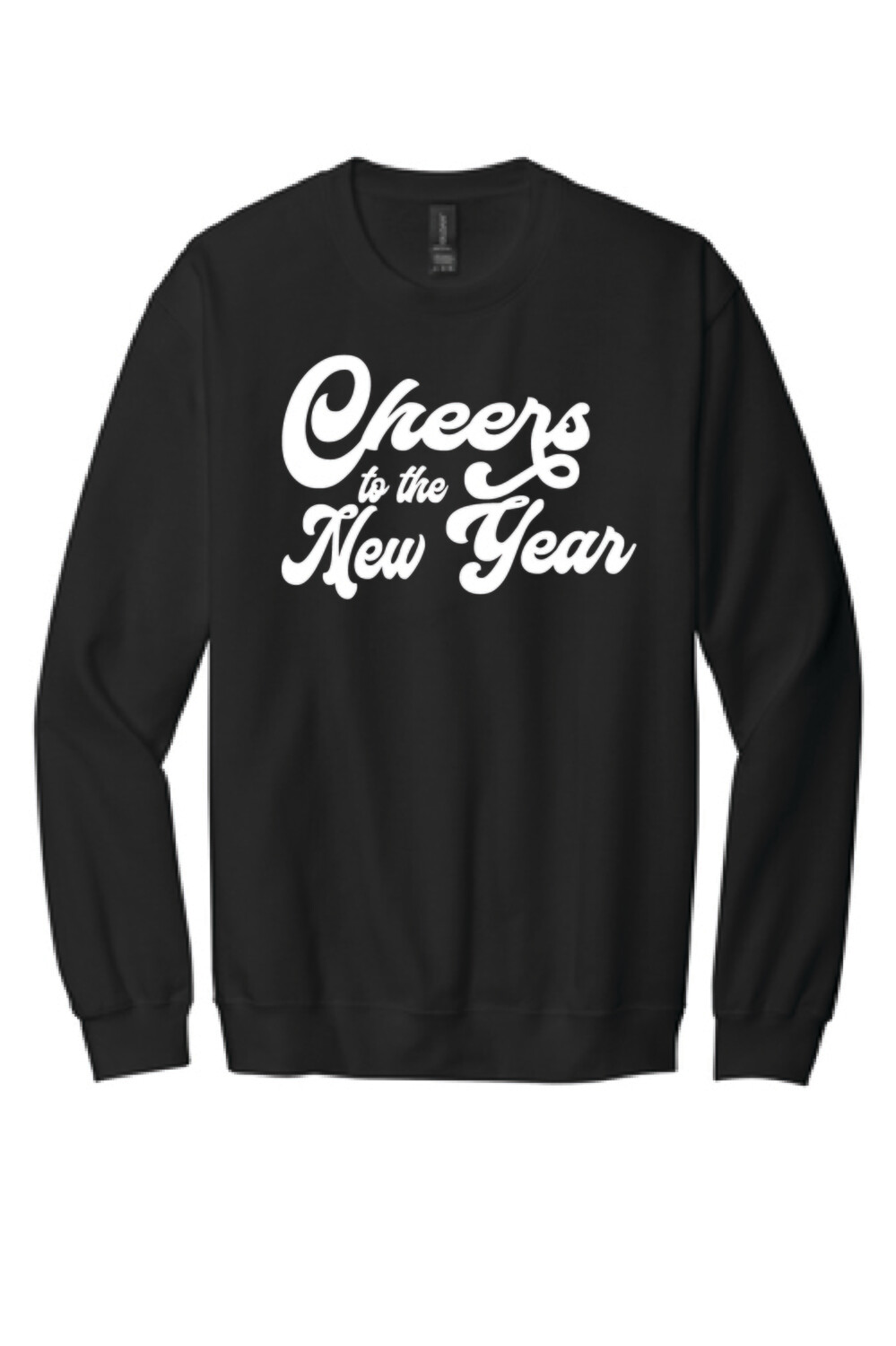 Cheers to the New Year Crewneck Sweatshirt | SF000 Black