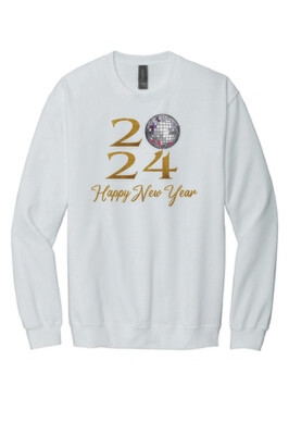 2024 New Years Crewneck Sweatshirt | SF000 White