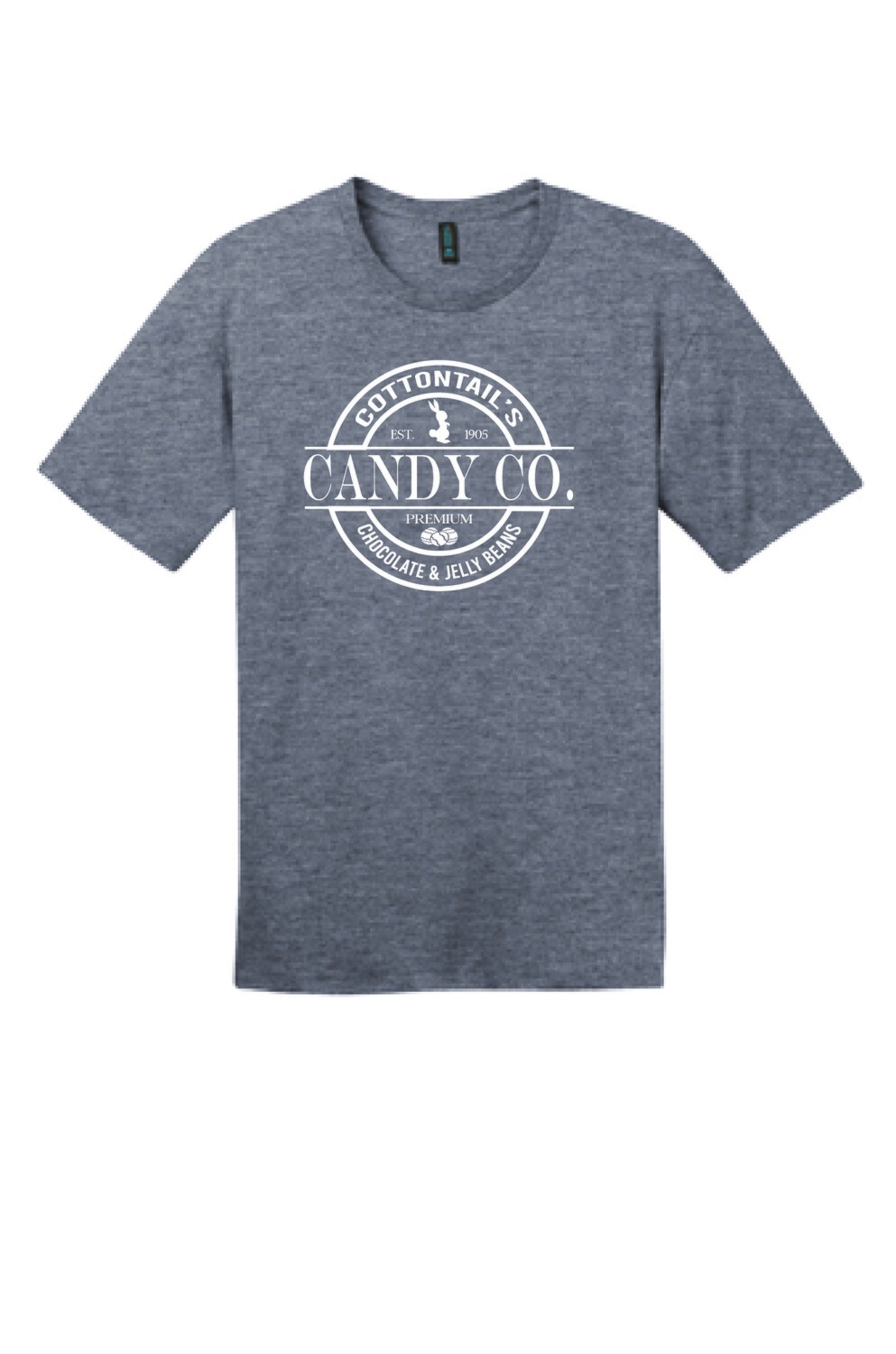 Cottontails Candy Co.  | DT104 T-Shirt Heathered Navy