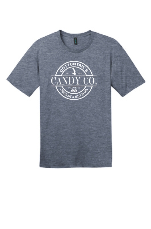 Cottontails Candy Co.  | DT104 T-Shirt Heathered Navy
