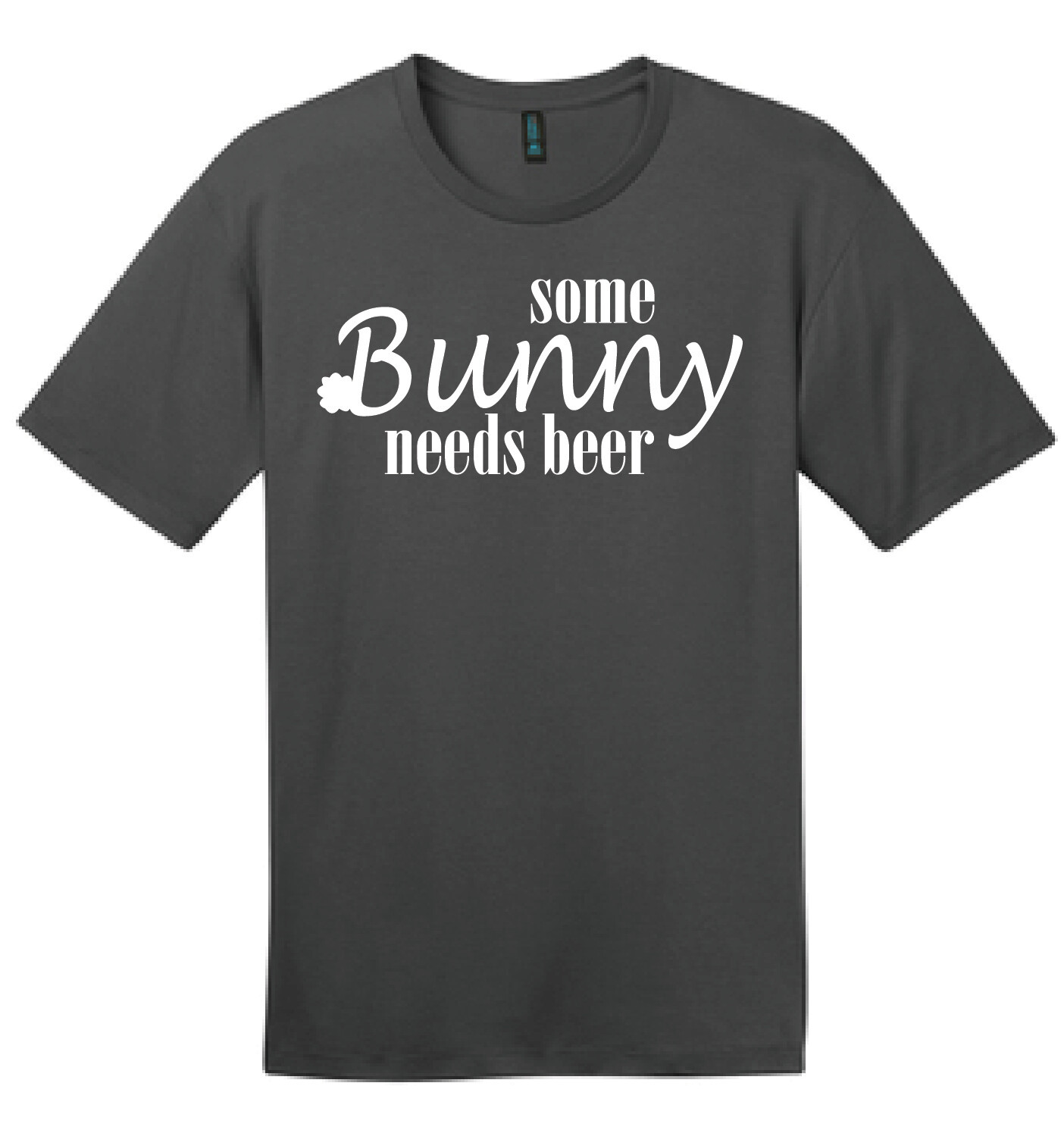 Some Bunny Needs Beer | DT104 T-Shirt Charcoal
