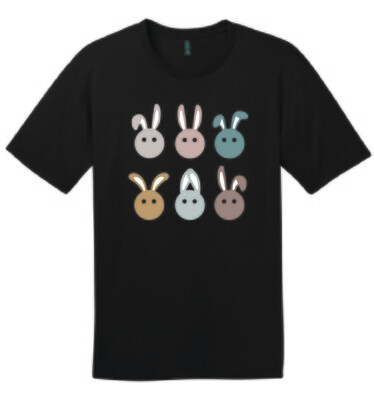 Faces of Easter | DT104 T-Shirt Jet Black