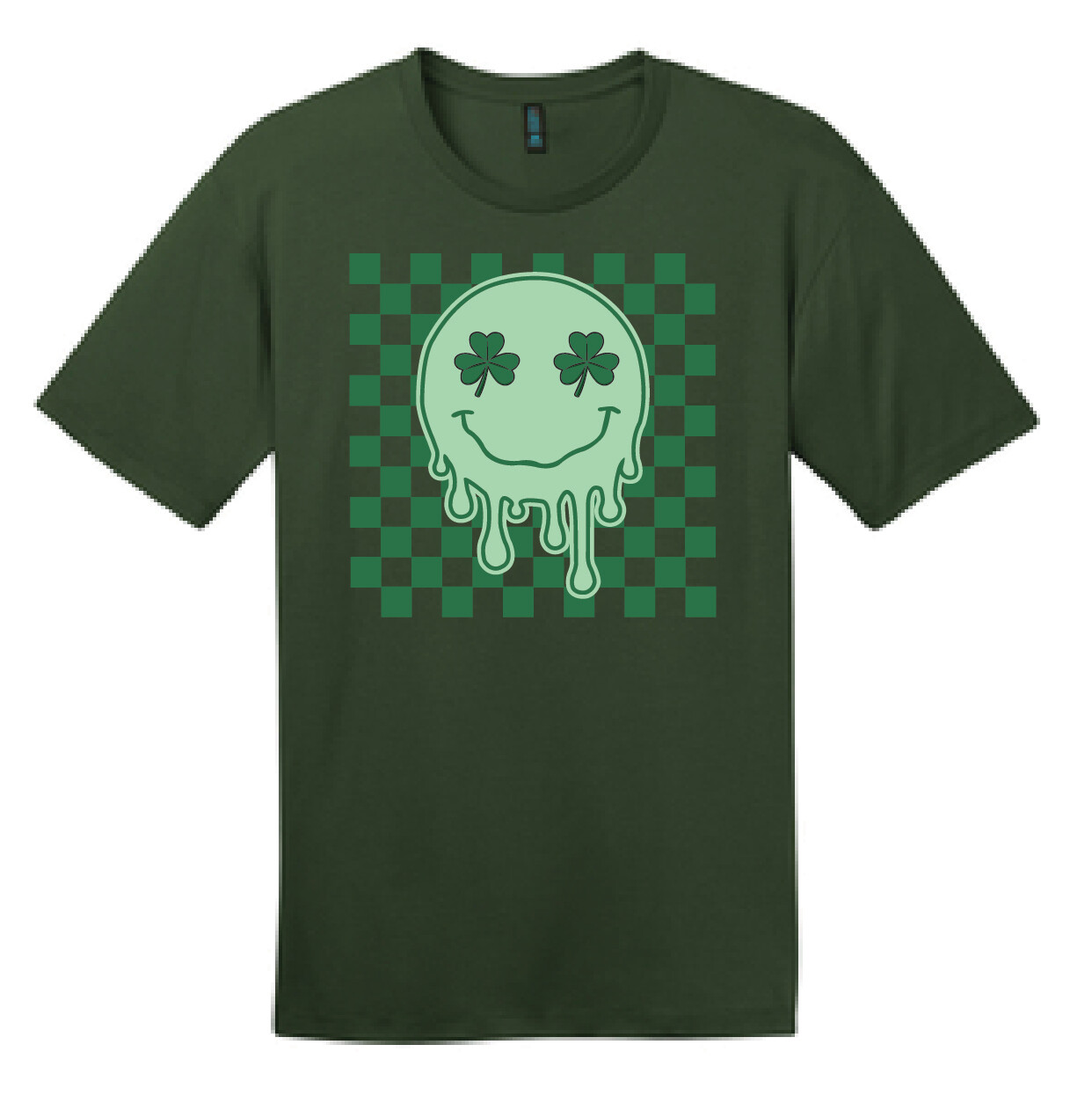 St Patrick Smiley | DT104 T-Shirt Thyme Green