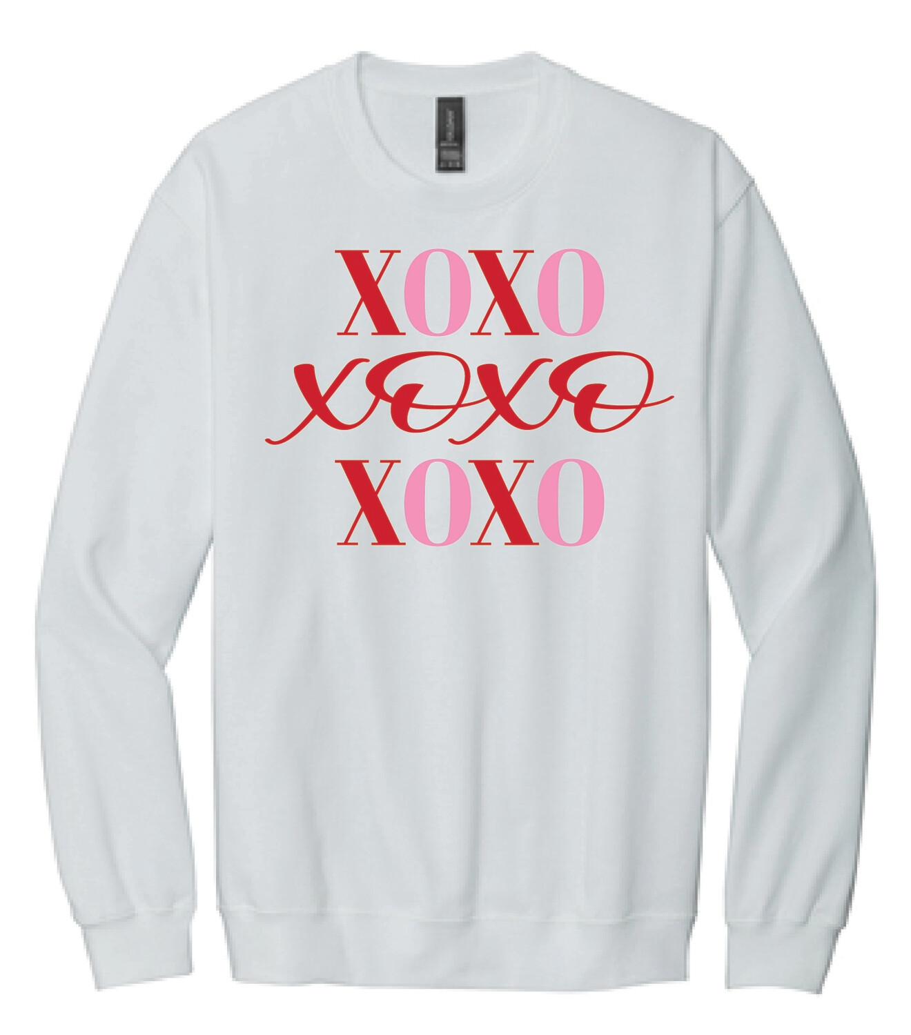 XOXO Crewneck Sweatshirt | SF000 White