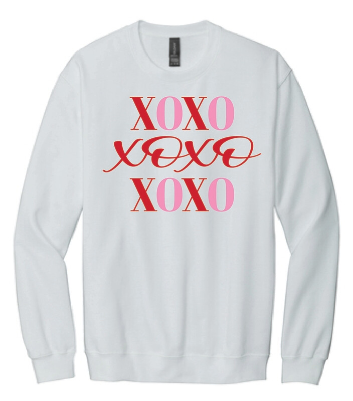 XOXO Crewneck Sweatshirt | SF000 White