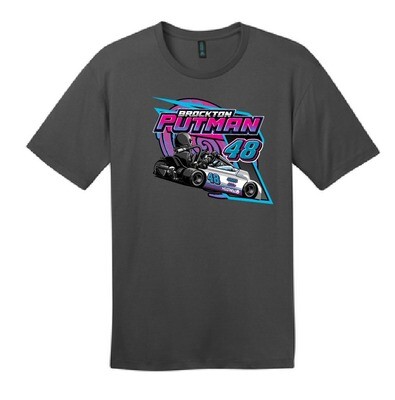 Putman Kart TShirt | DT104 Charcoal