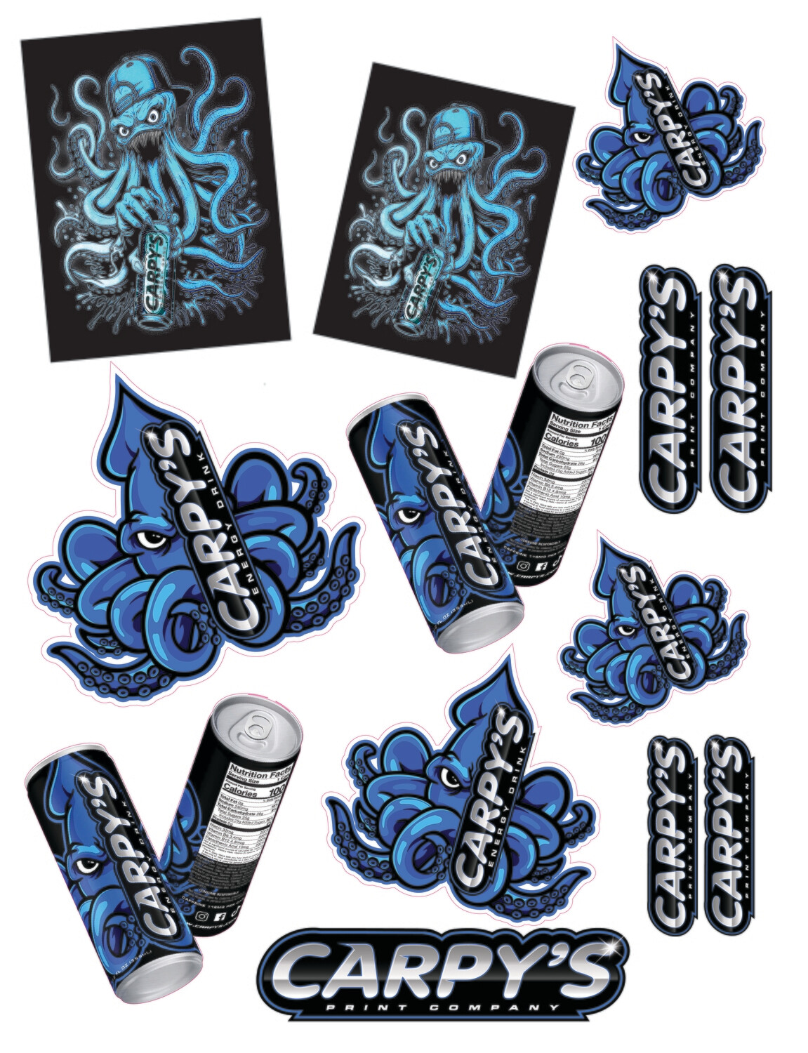 Carpys Energy Sticker Pack