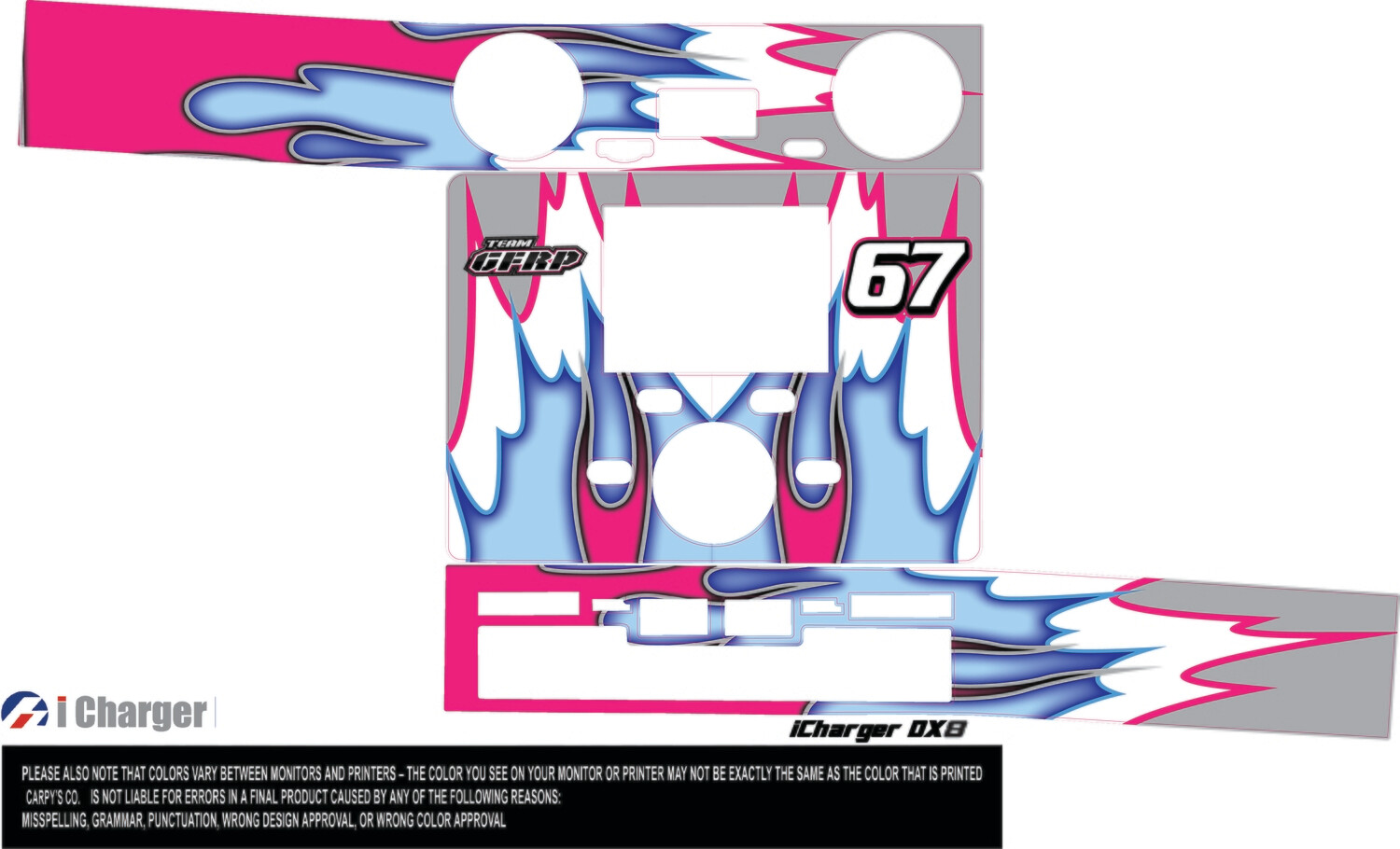 iCharger Wraps (DX8) (Designed to Order)