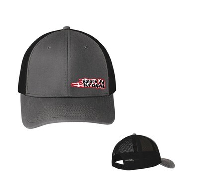 Kolors by Kropy Trucker Hat | C112 Grey Steel/ Black