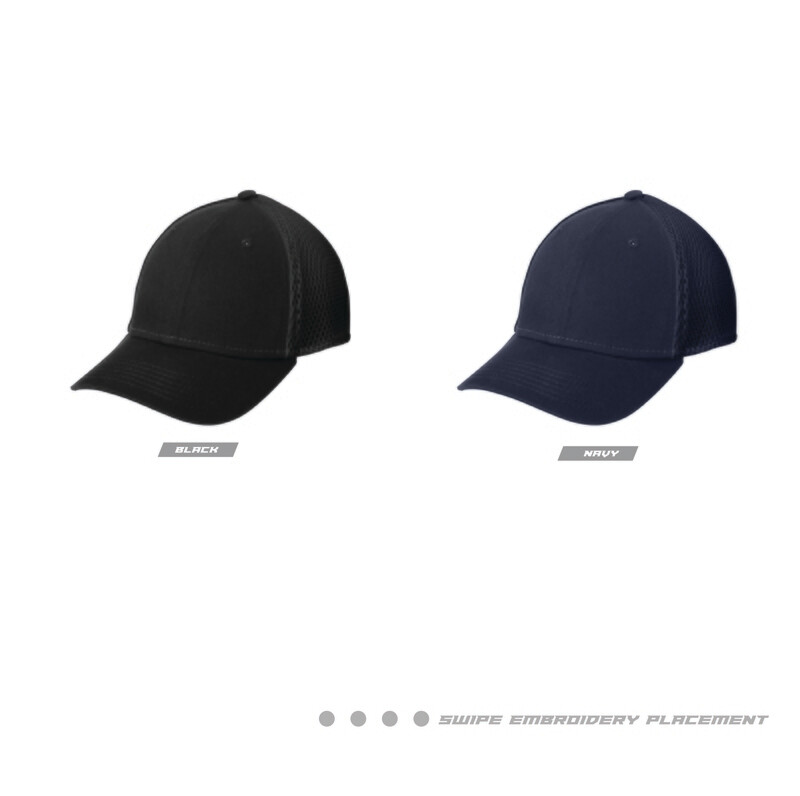 Embroidered New Era Youth Stretch Mesh Cap