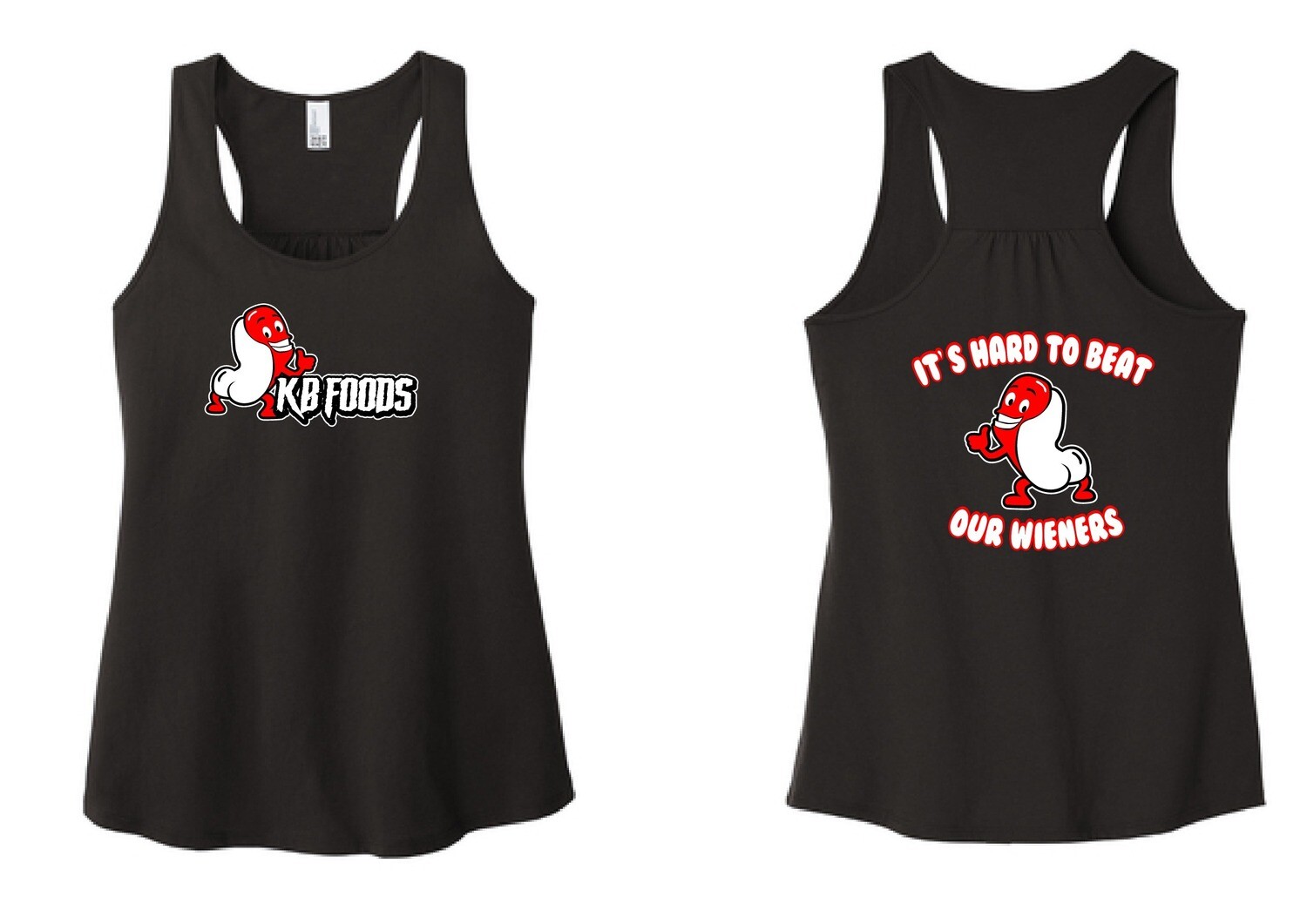KB Foods Ladies Tank Top | DT6302 Black