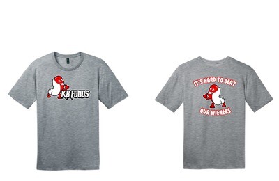 KB Foods TShirt | DT104 Heathered Steel