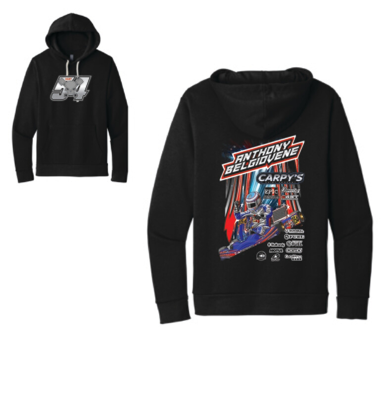 2024 Anthony Belgiovene  Hoodie | NL9303 Black