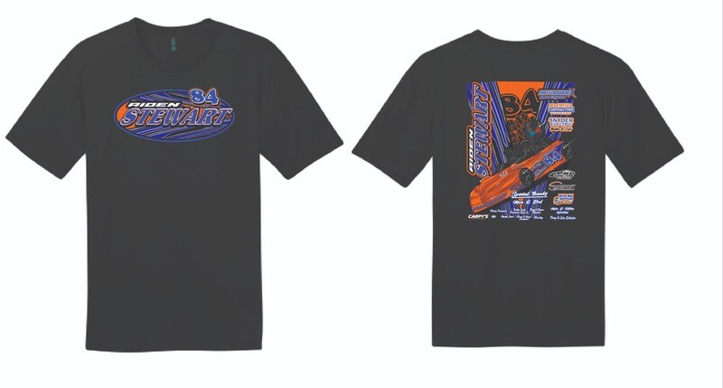 2024 Aiden Stewart TShirt | PC55 Black