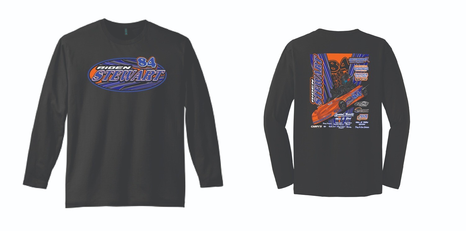 2024 Aiden Stewart  Long Sleeve Shirt | PC55LS Black