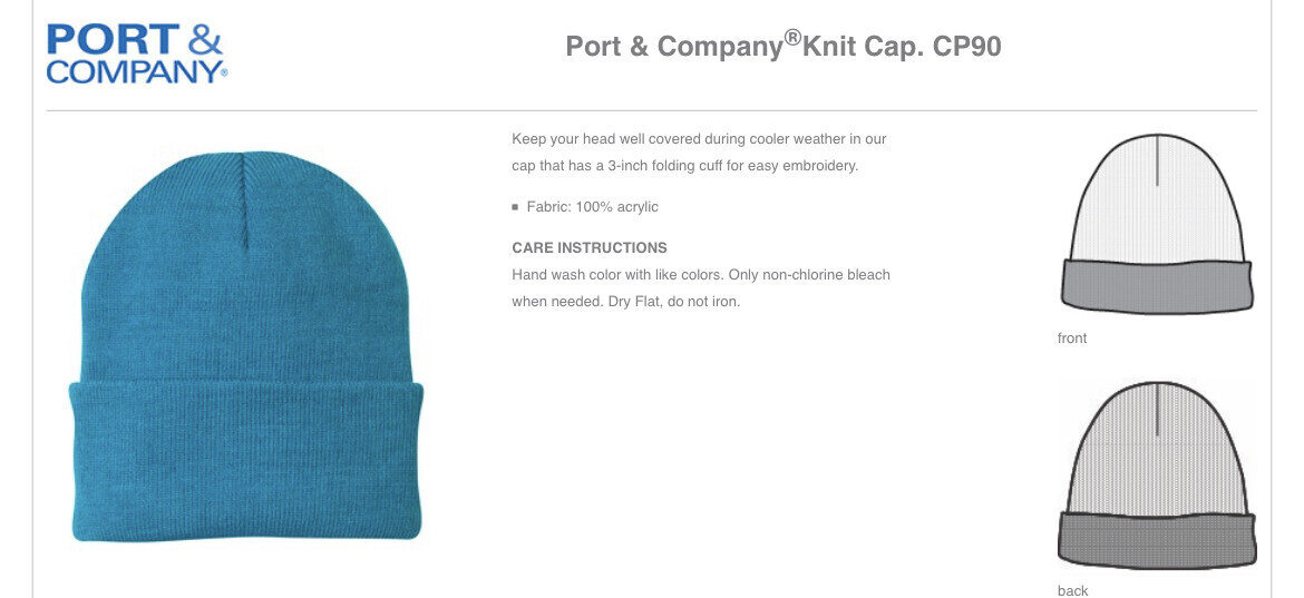 Jason Black Beanie | CP90 Black