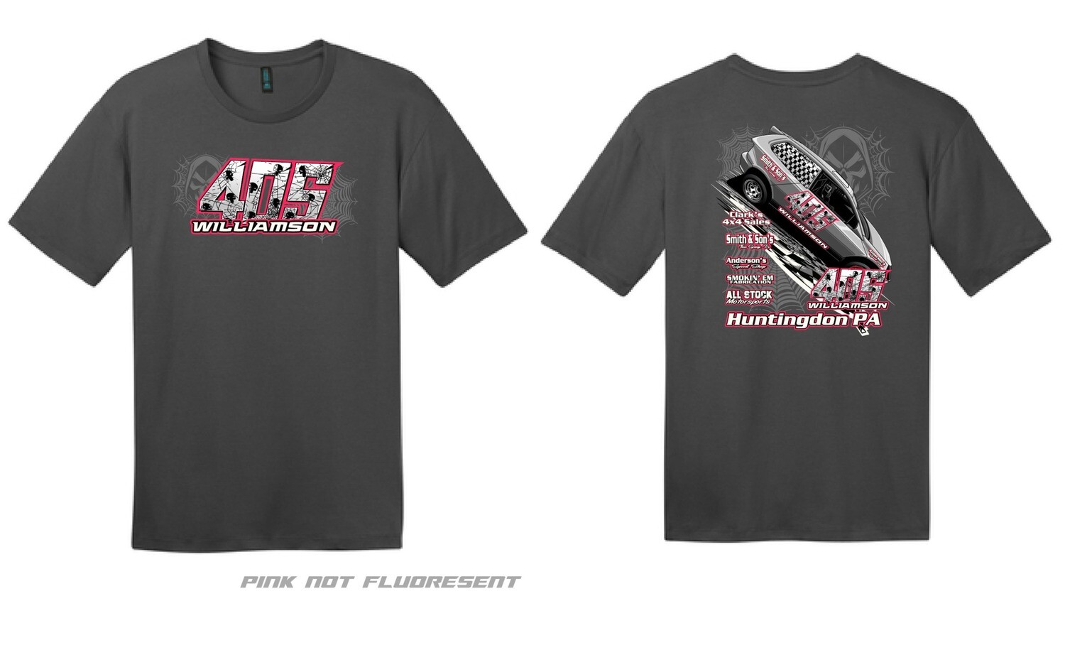 Williamson 405 TShirt | DT104 Charcoal