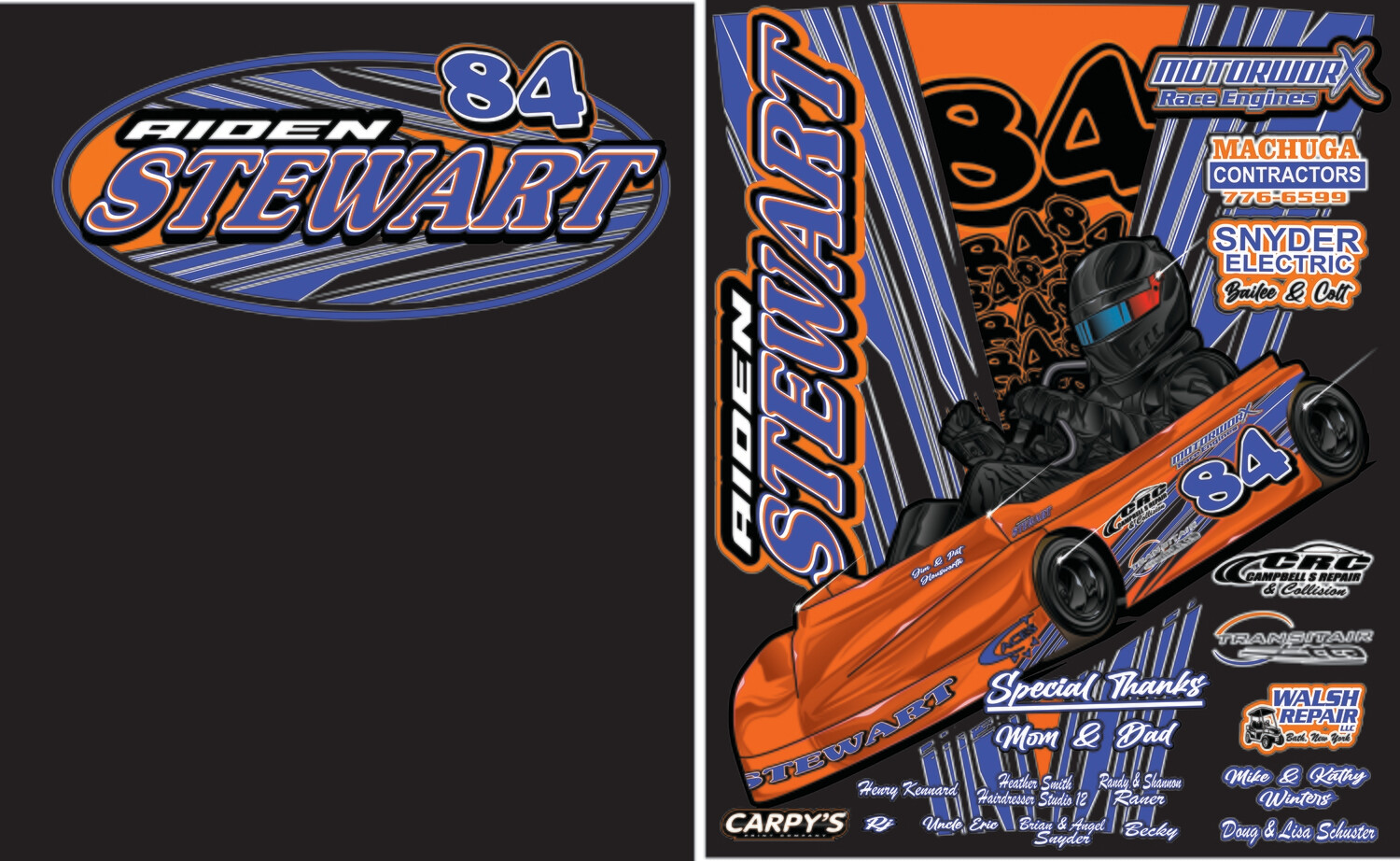 Full Color Racing Shirts!