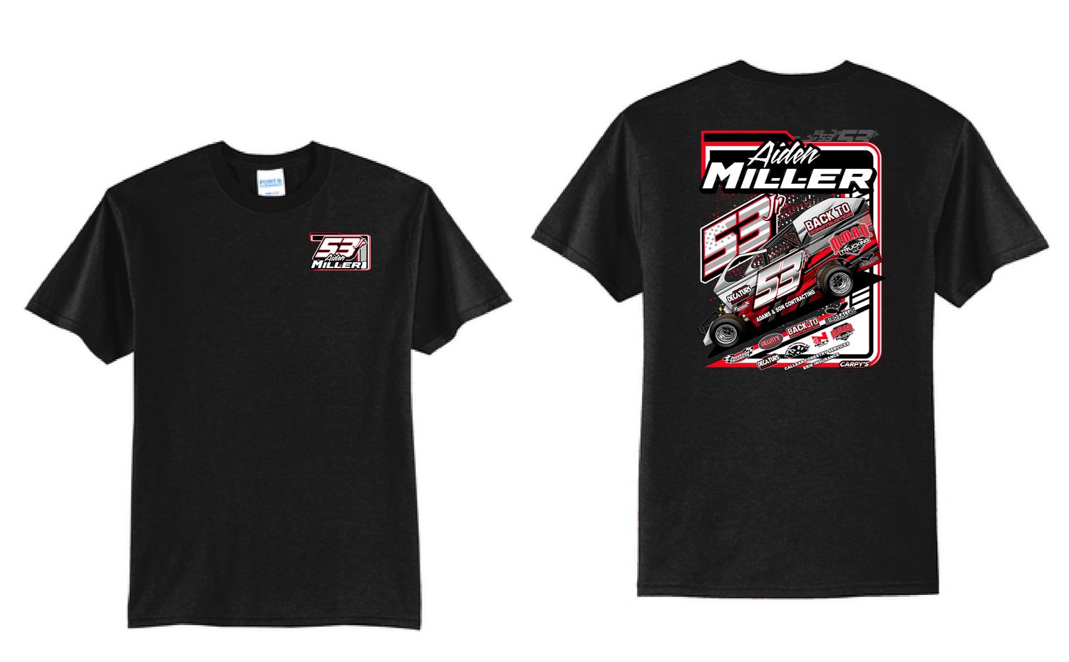 2024 Aiden Miller TShirt | DT104 Black