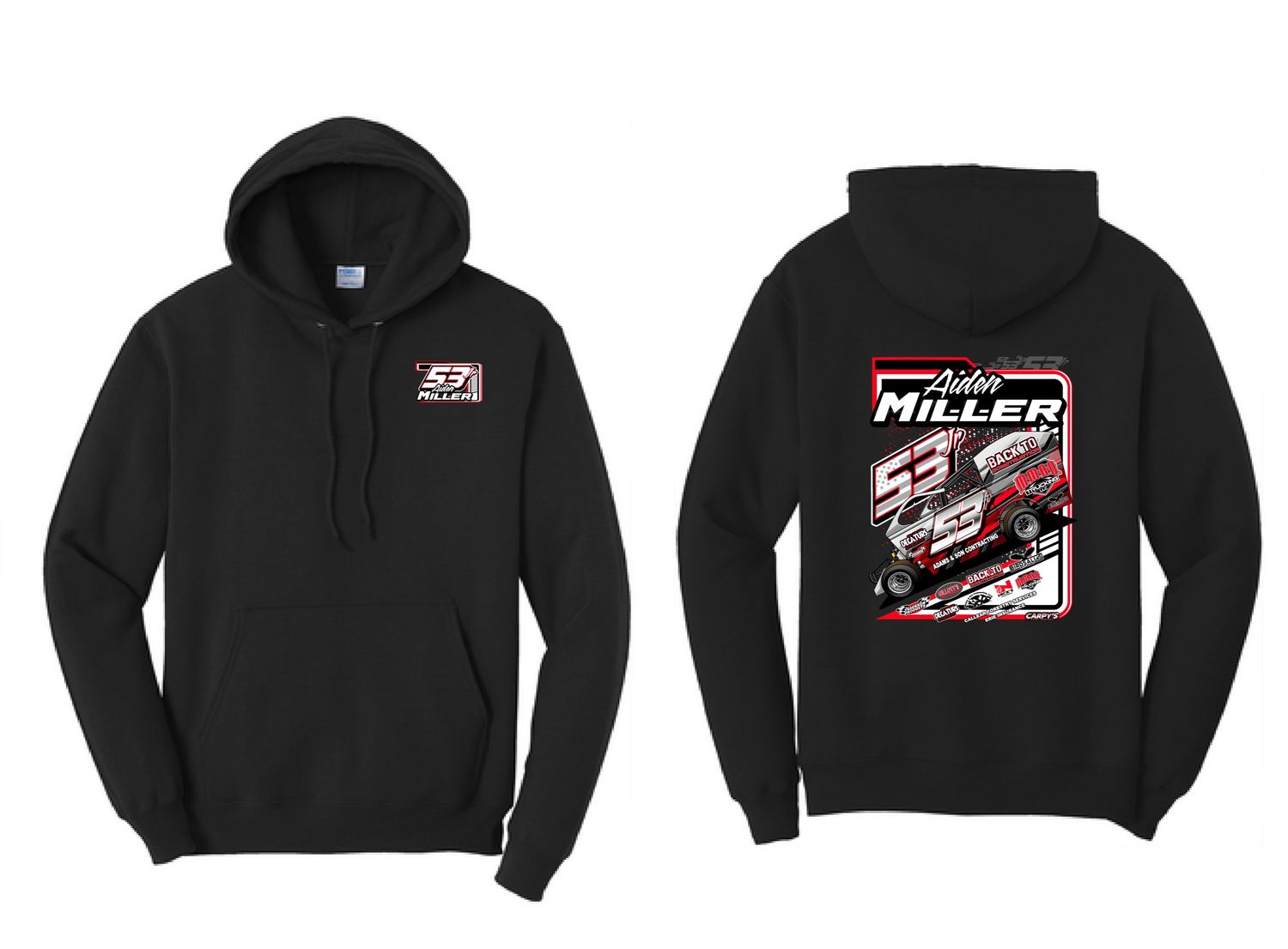 2024 Aiden Miller Hoodie | PC78H Black