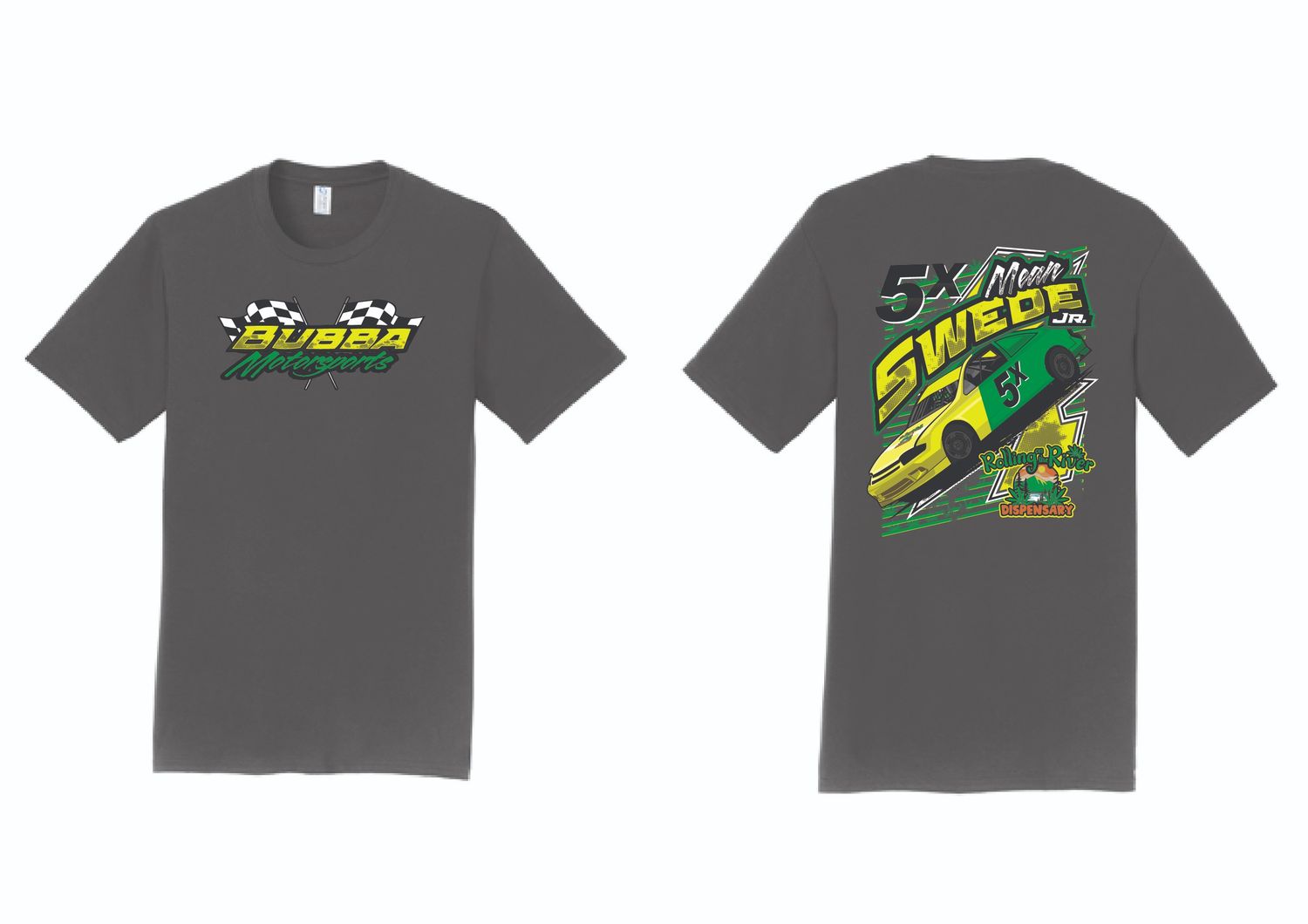 Bubba Motorsports TShirt | DT104 Charcoal