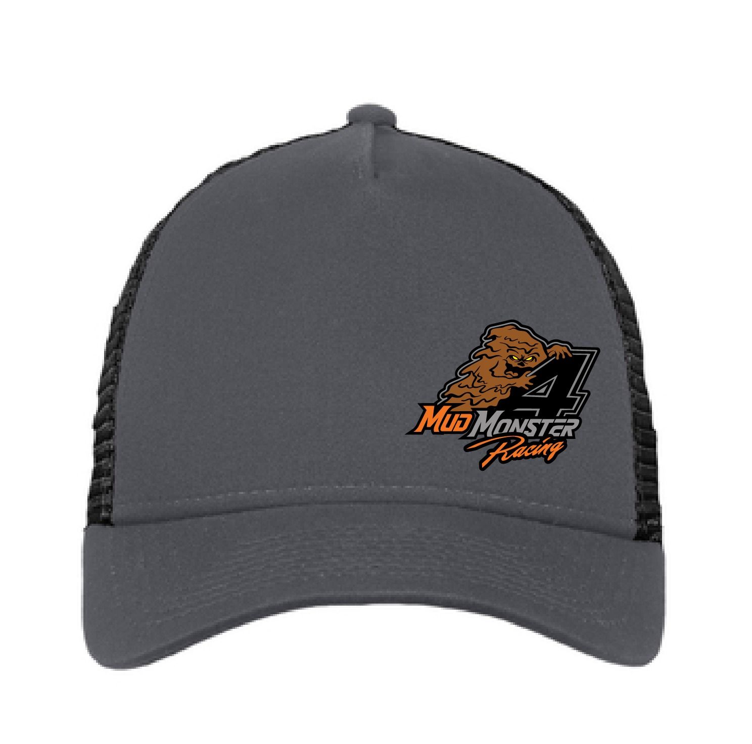 Mud Monster New Era Trucker Hat | NE205 Graphite/ Black