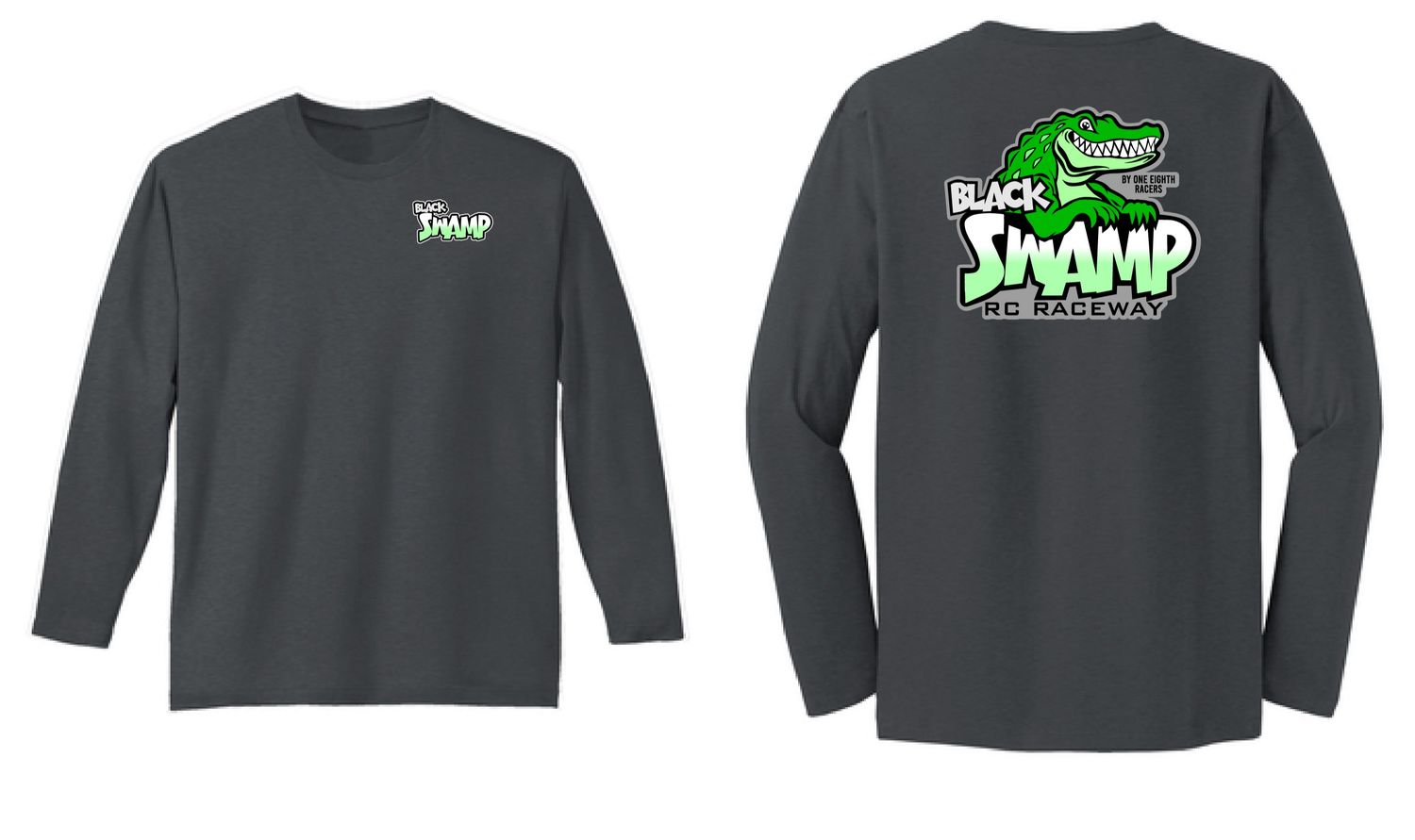 Black Swamp RC Long Sleeve Shirt | DT105 Charcoal