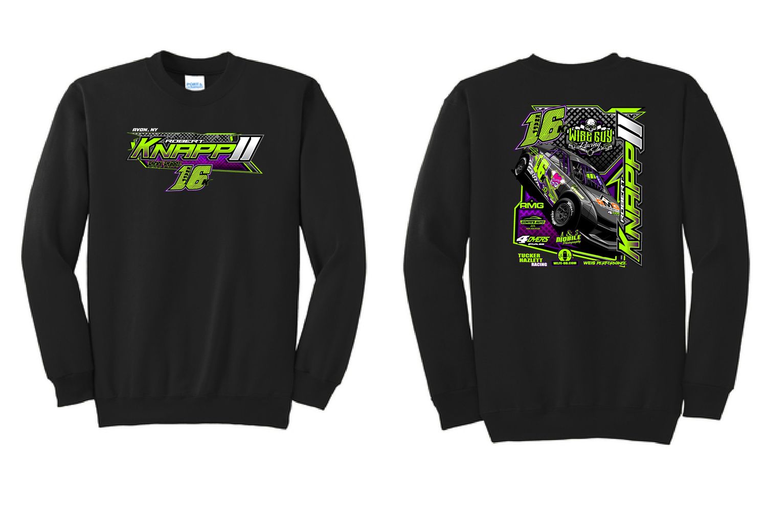 Ricky Robbie Crewneck | PC90 Black
