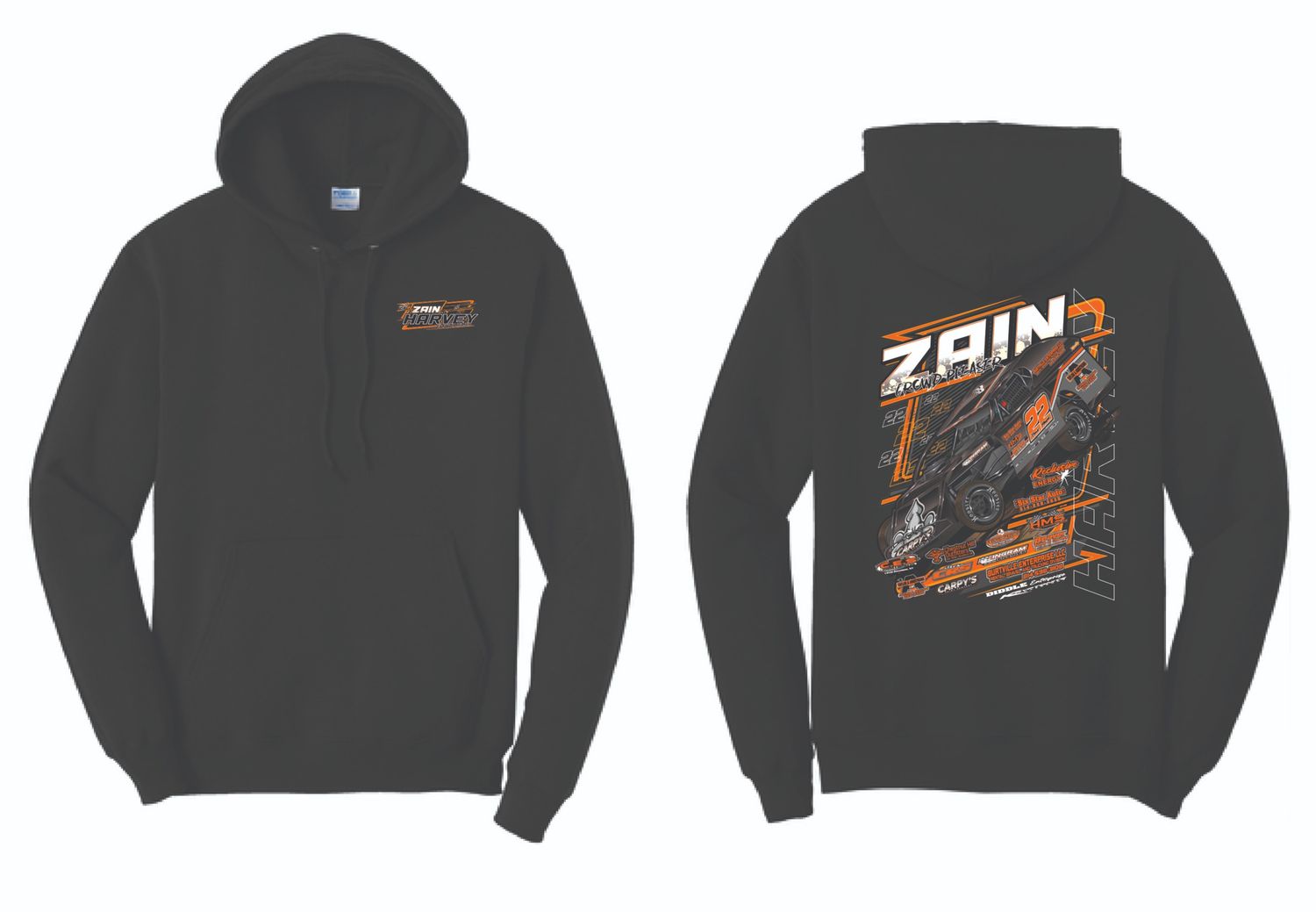 2024 Zain Harvey Hoodie | PC78H Black