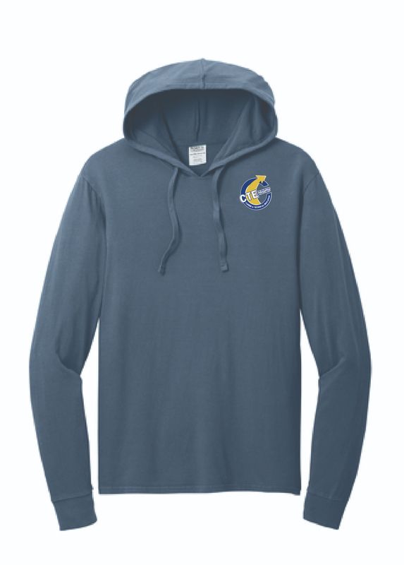 CTE Hooded Tee | PC099H Denim Blue