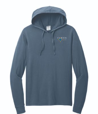 CA BOCES Hooded Tee | PC099H Denim Blue