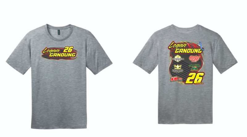 Logan Ganoung TShirt | DT104 Heathered Steel