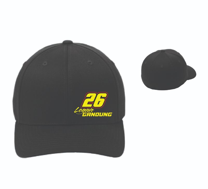 Logan Ganoung Fitted Hat | C813 Black