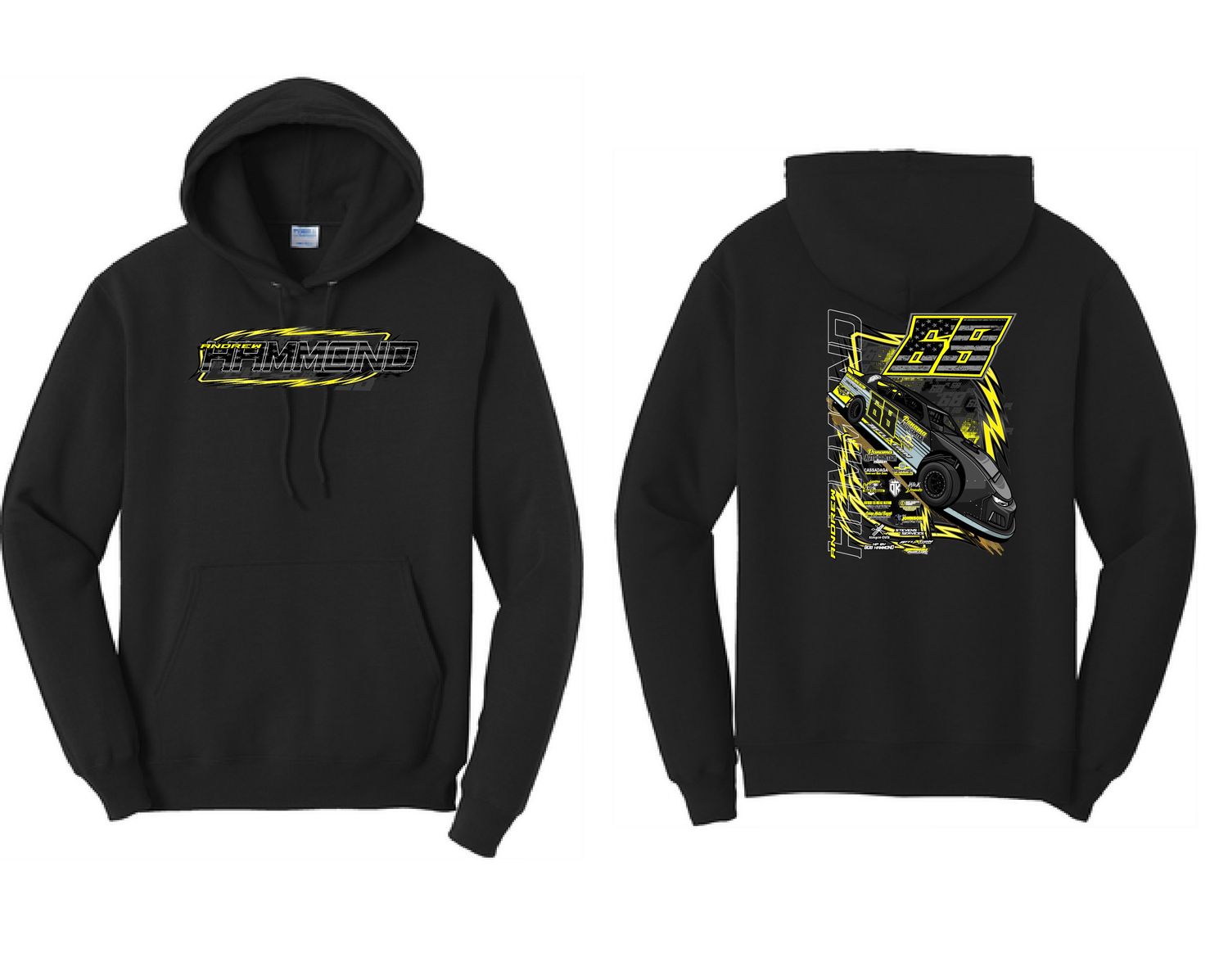 Hammerdown Motorsports Hoodie | PC78H Black