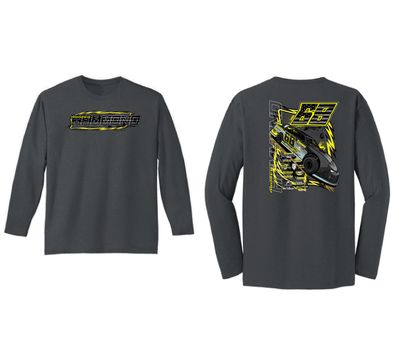 Hammerdown Motorsports Long Sleeve Shirt | DT105 Charcoal